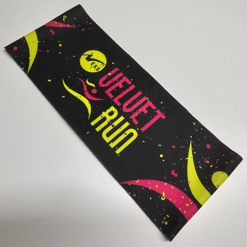 Bežecká čelenka NESS Velvet Run - Farba: Limetka