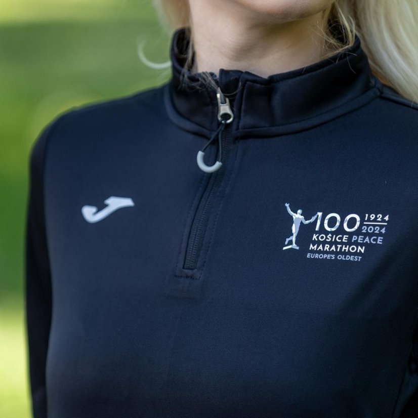Mikina JOMA RUNNING NIGHT / dámska / čierna / MMM 1924 – 2024 - Veľkosť: M