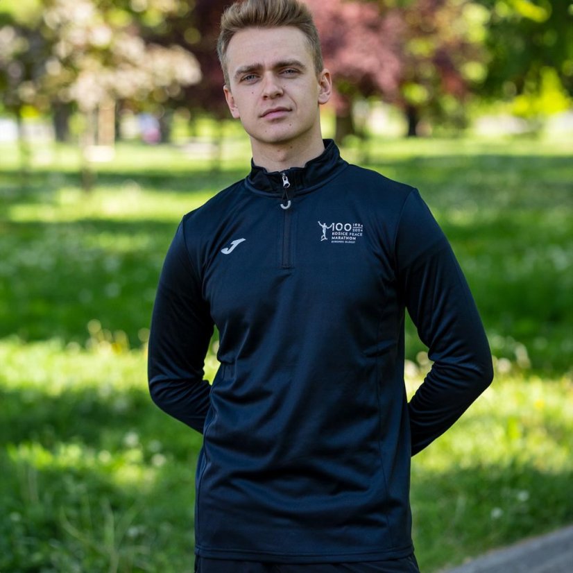 Mikina JOMA RUNNING NIGHT / pánska / čierna / MMM 1924 – 2024 - Veľkosť: M