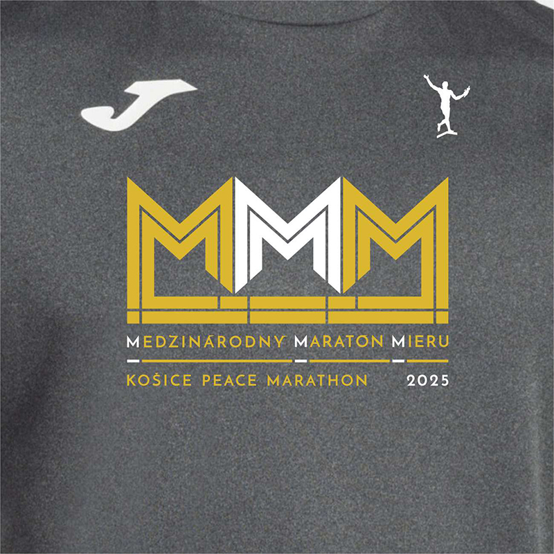 Prémiové tričko JOMA MMM / pánske / sivé / CROWN 2025 - Veľkosť: M