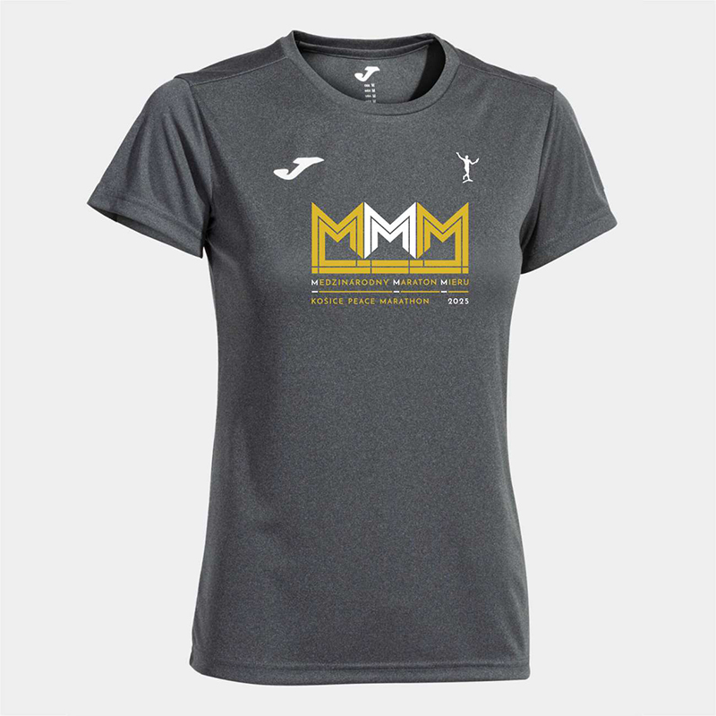 Prémiové tričko JOMA MMM / dámske / sivé / CROWN 2025 - Veľkosť: XS