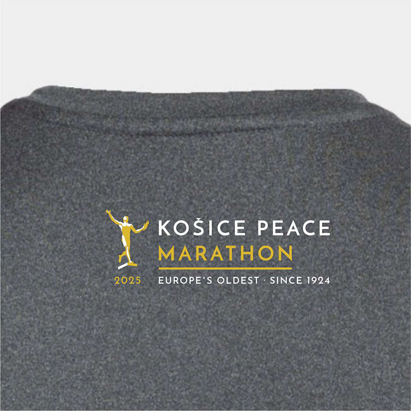 Prémiové tričko JOMA MMM 2025 / dámske / fialové, sivé / CROWN, FINISH LINE - Farba: Sivá, Veľkosť: L, Varianta: FINISH LINE