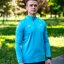 Mikina JOMA RUNNING NIGHT / pánska / tyrkysová / MMM 1924 – 2024 - Veľkosť: M