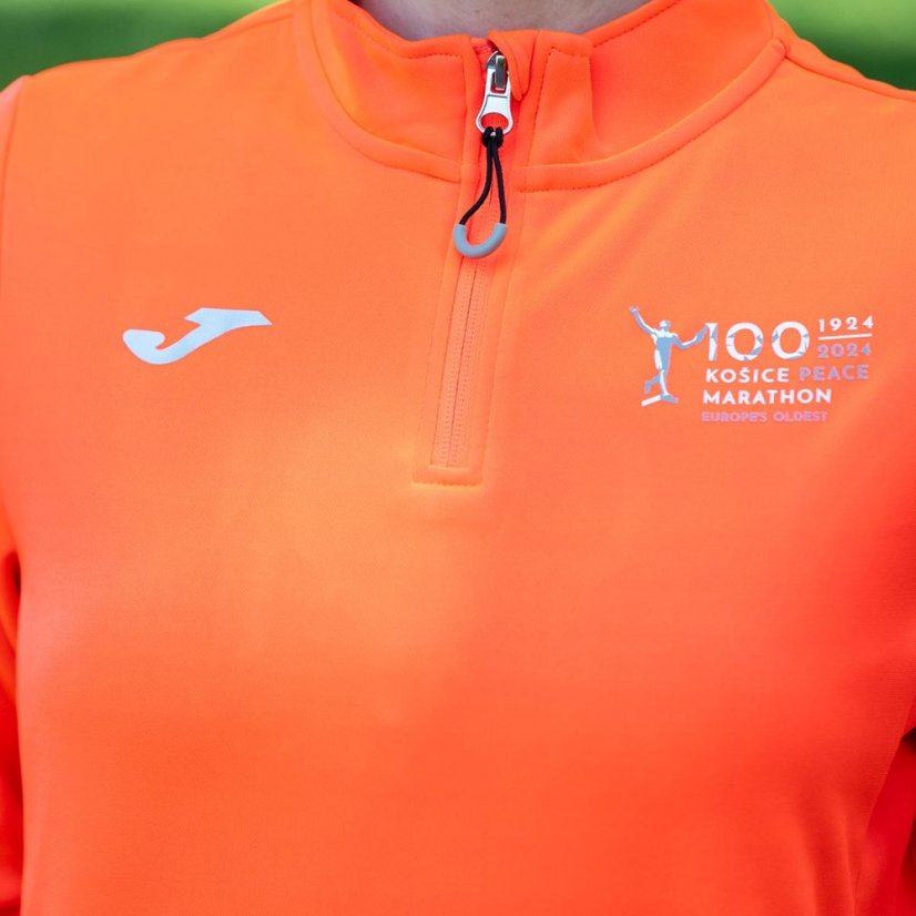 Mikina JOMA RUNNING NIGHT / dámska / koralová / MMM 1924 – 2024 - Veľkosť: L
