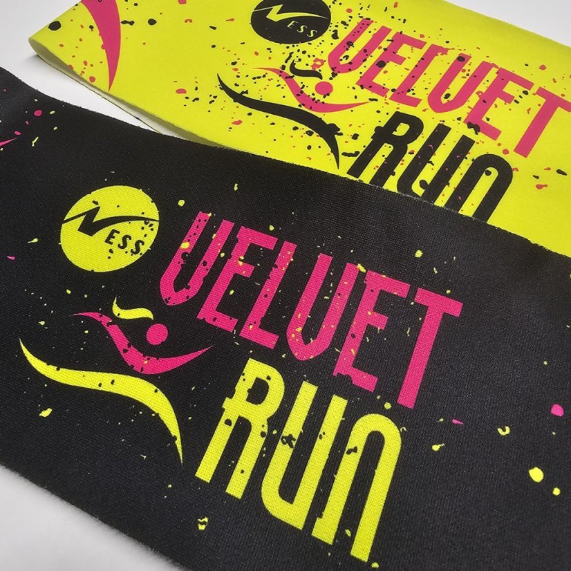 Bežecká čelenka NESS Velvet Run - Farba: Limetka