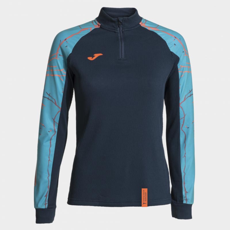 Bežecká mikina JOMA ELITE dlhý rukáv / dámska / modrá farba / MMM WINTER 2024-2025 - Veľkosť: XS